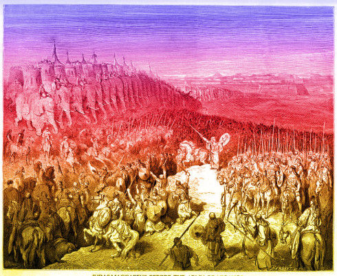 2 Maccabees Chapter 15: Judas Maccabeus before the Army of Nicanor